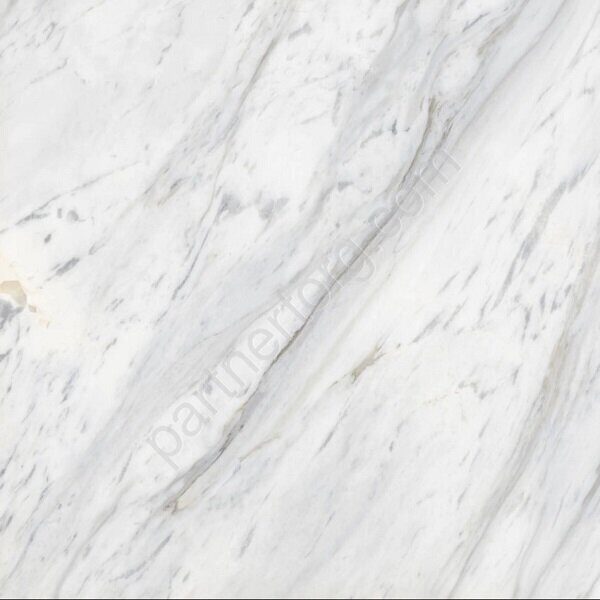 Calacatta Belgia белый керамогранит полированный Global Tile 60х60 см