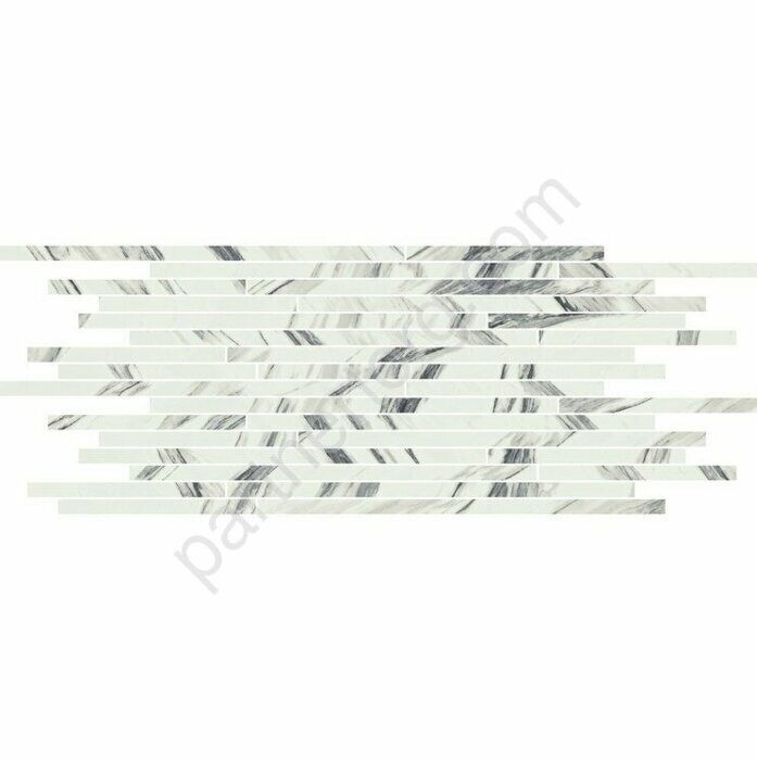 Charme Deluxe Floor Project глянцевая декоративная вставка белая Italon 26x75см