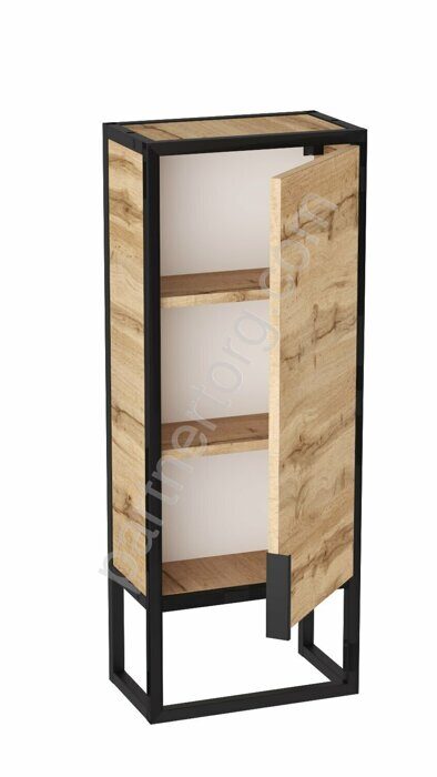 Grunge Loft 35Н/П 1д Дуб вотан  Marka One шкаф пенал