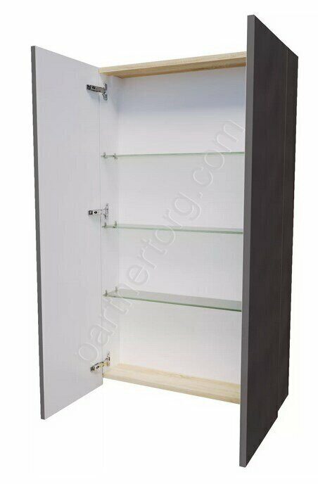 Gaula 60П 2д шкаф подвесной черный
