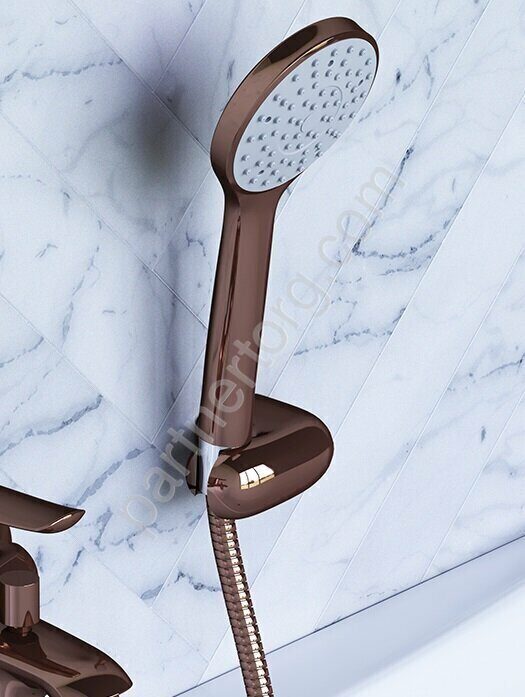 Eclipse Bronze душевой набор: 100 мм, 1ф, наст. держатель, шланг 1,5м 914530000