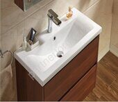 CeramaLux 9393-80 раковина встраиваемая прямоугольная белая