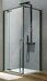 Aquanet Ideal AE-AXC94MB-S-B, 00243635, душевой уголок прямоугольный 140х90х200 см, прозрачное стекло