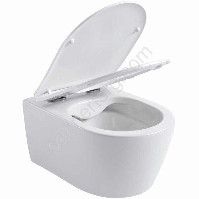 Rimless Smart W LX-1106  безободковый подвесной унитаз с сидением Soft Close Aquanet