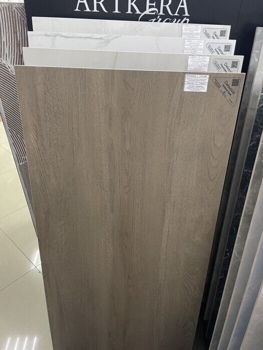 Walnut Chevron Dark Delacora керамогранит коричневый матовый под дерево 120х60см