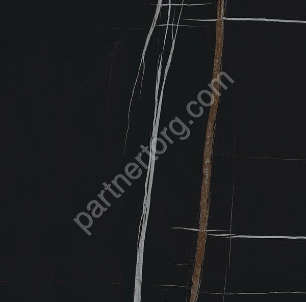 Charme Deluxe Sahara Noir натуральный керамогранит чёрный Italon 80х80см