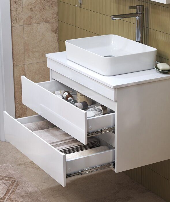 Urban 700-0-2 тумба для ванной комнаты подвесная со столешницей Vigo