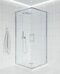 Veconi Evo 300 CH душевой угол 90х90 см, прозрачное стекло, откатные двери