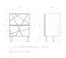 Geometry 600-0-2 бетон Vigo тумба для ванной комнаты с умывальником Como 60