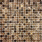 Emperador Dark Tum коричневая Orro Mosaic каменная мозаика