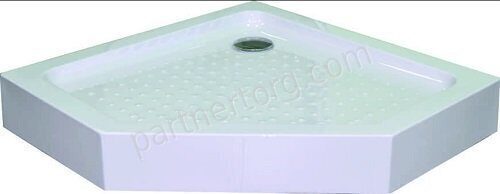 Ticino душевой поддон акриловый пятиугольный низкий 90х90см DP-90-Z