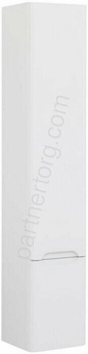 София 35 шкаф-пенал белый для ванной комнаты Aquanet