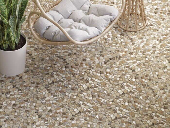 JackStone A16425 керамогранит многоцветный матовый рельеф 30х30см Cersanit