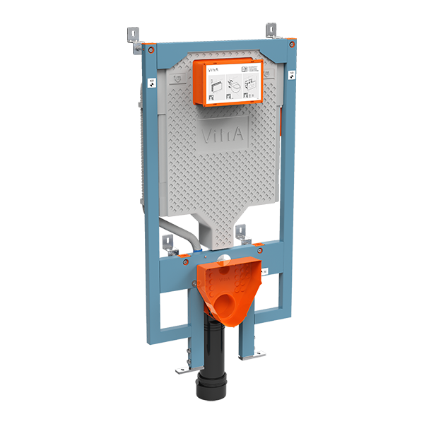 V12 Vitra Cистема инсталляции для унитазов, 3/6 л, глубина установки 12 см.