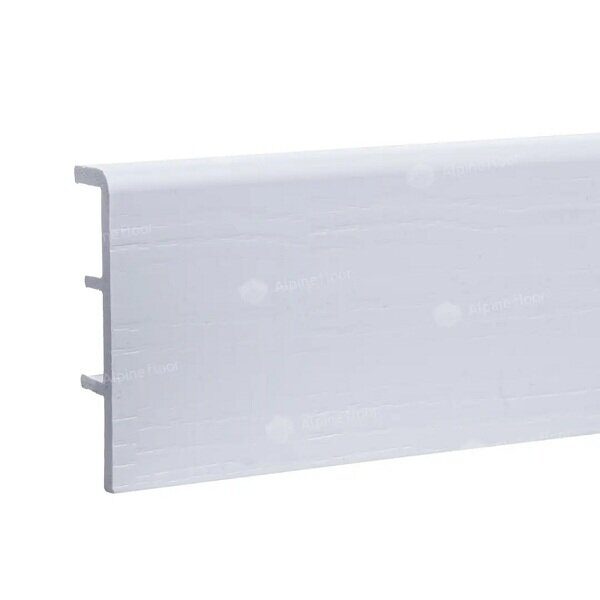 RC 80001 Белый с тиснением Rico Concept 80 плинтус напольный Alpine Floor