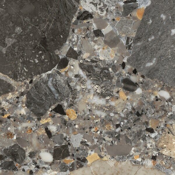 Grappolo Multi серый матовый керамогранит 59,5х59,5см Ceradim CR6060G0451R