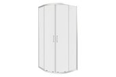 Cube R-100-C-CH душевой уголок 100 см, стекло прозрачное, профиль хром