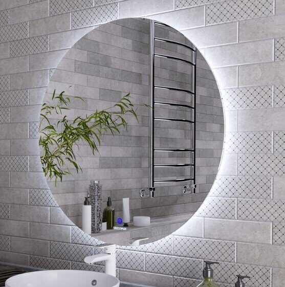 Cosmo зеркало круглое 70см для ванной комнаты  с сенсорным выключателем