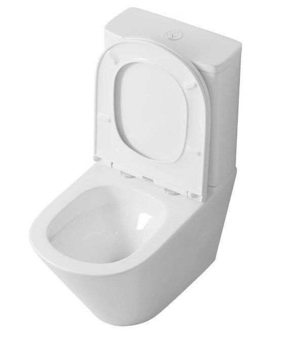 Grossman GR-4450SQ напольный безободковый Торнадо унитаз белый с сидением