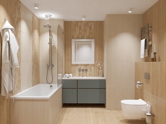 Rustic плитка для пола бежевая матовая 42х42см Azori