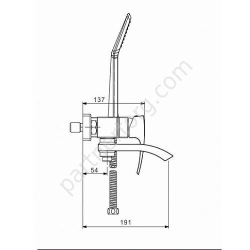 Gappo G3207 смеситель для ванны хром