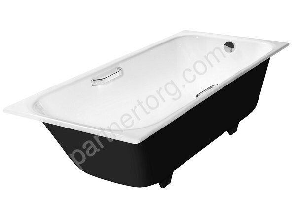 Wotte Start UR ванна чугунная 170x75см с отверстиями для ручек