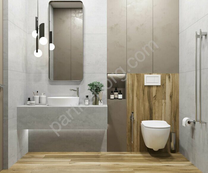 Flagman светло-серый матовый керамогранит 59,7x119,7см Laparet K952677R0001LPER