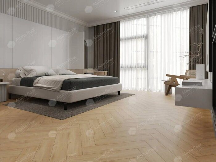 Дуб Лесат SPC замковая кварцвиниловая плитка Alpine Floor ECO 13-26