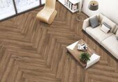Antique Wood Brown CARVING коричневый керамогранит матовый 15х90см Empero