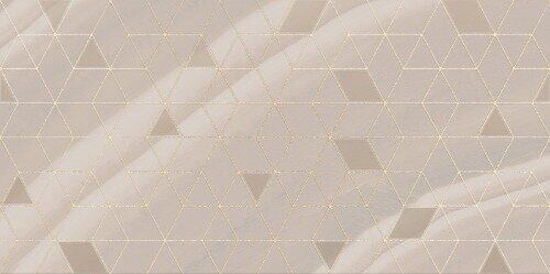 Resort Dark Gold AltaCera декор керамический светло-коричневый глянцевый 24,9х50см