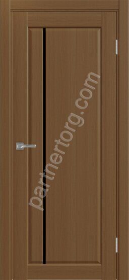 Сицилия 711.12 межкомнатная дверь орех NL  лакобель черное