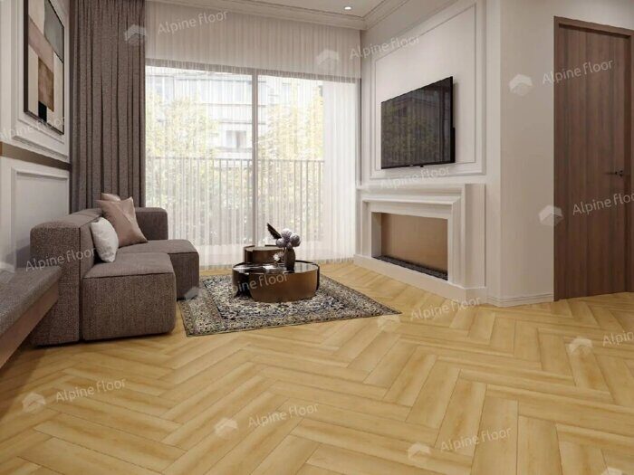 Дуб Батейн SPC замковая кварцвиниловая плитка Alpine Floor ECO 13-29