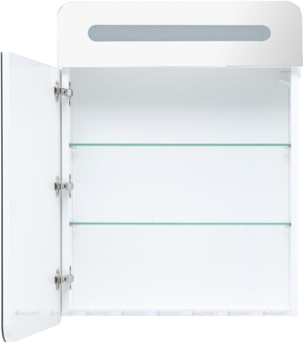 Лукка 60 зеркальный шкаф белый для ванной комнаты Aquanet