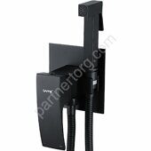 Jacob Gappo G7207-6 смеситель с гигиеническим душем черный