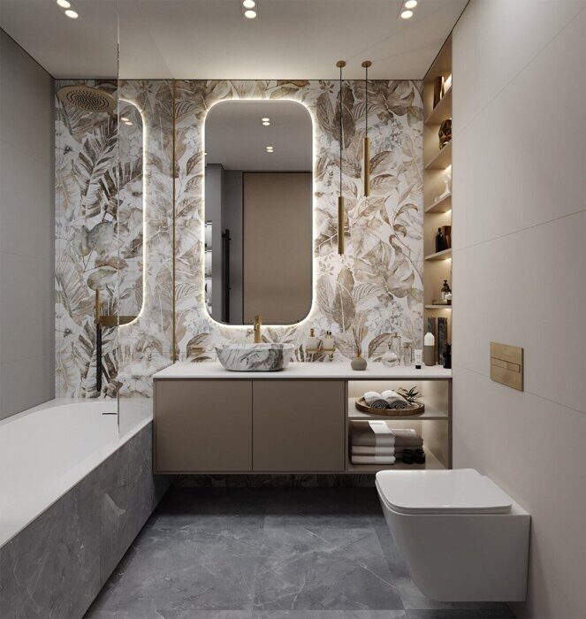 Elite Flower Decor A+B 60x120 Matt 2 шт в комплекте керамогранит 5мм