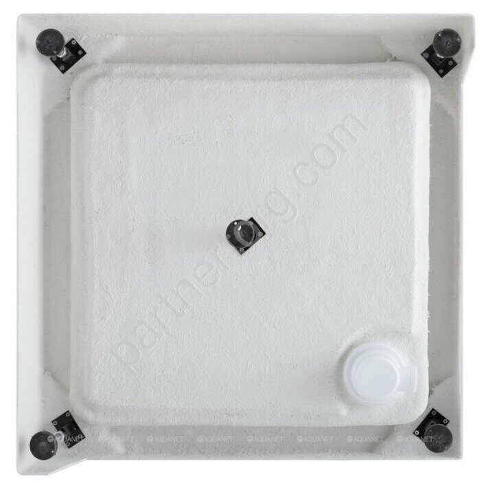 Aquanet GL180 душевой поддон квадратный 100х100 белый