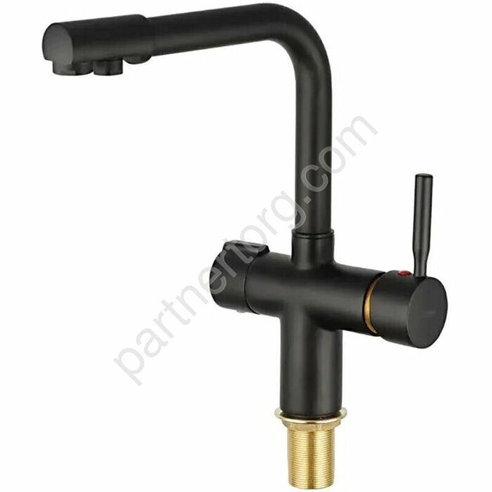 HB70088-7 смеситель для кухни с каналом для фильтрованной воды черный Haiba