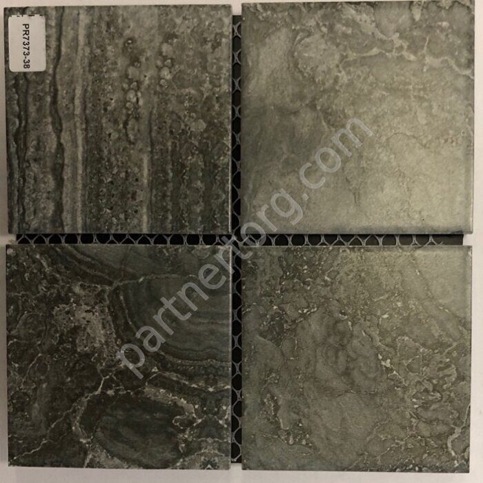 Серая крупная керамогранитная мозаика Porcelain series PR7373-38