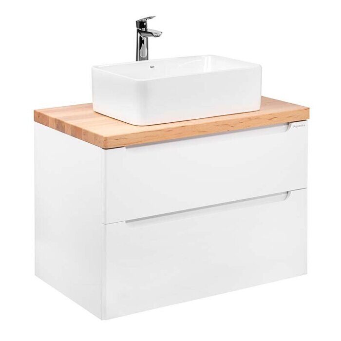 Aquanika Wood 80см тумба в ванную комнату под столешницу