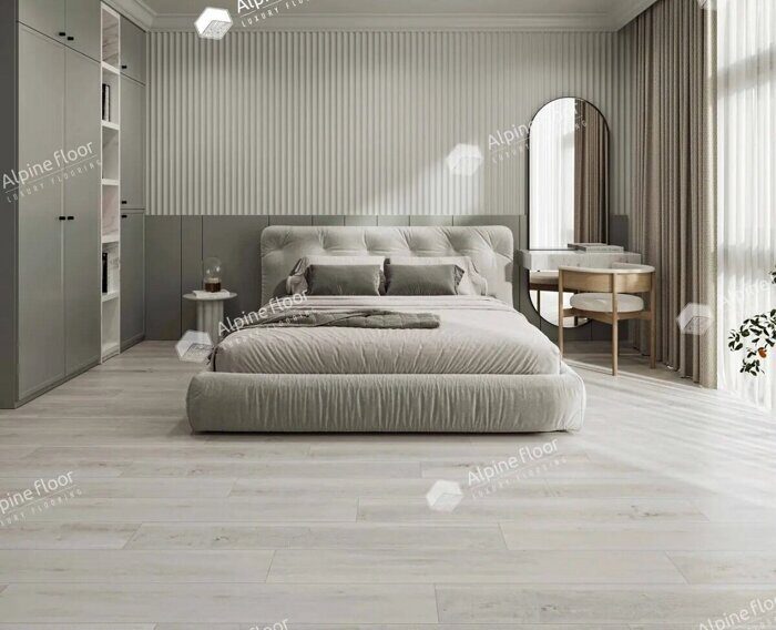 ДУБ ПОЛЯРНЫЙ EASY LINE LVT клеевая плитка ПВХ Alpine Floor ECO 3-19