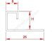 Tile Trim Black вставка полированная Juliano SBP024-4S-12H 8х12мм