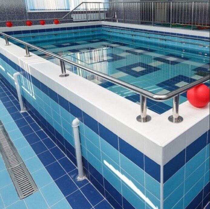 Атланта белая плитка керамическая для бассейнов 24,5х12см Belani