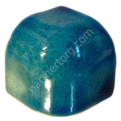 Голубая керамическая вставка Porcelain series TD04