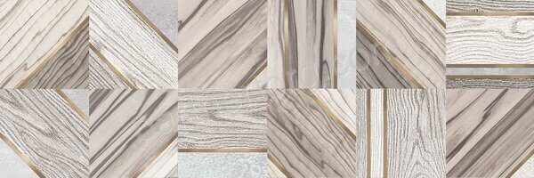 Selesta декор бежевый матовый 25х74см Alma Ceramica DWU12SLS40R