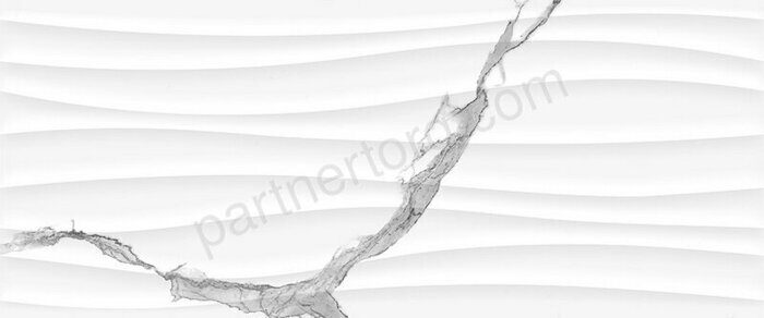 Arto плитка облицовочная рельефная белая 25x60см Global Tile