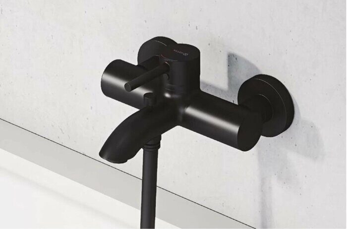 Bozz смесить черный для ванны с душем Kludi 386913976