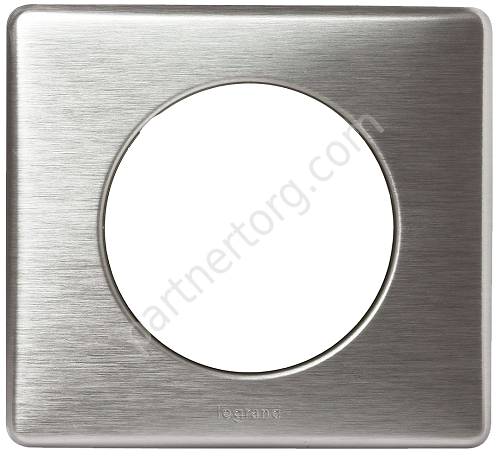 Рамки для серии Celiane Legrand в цвете алюминий