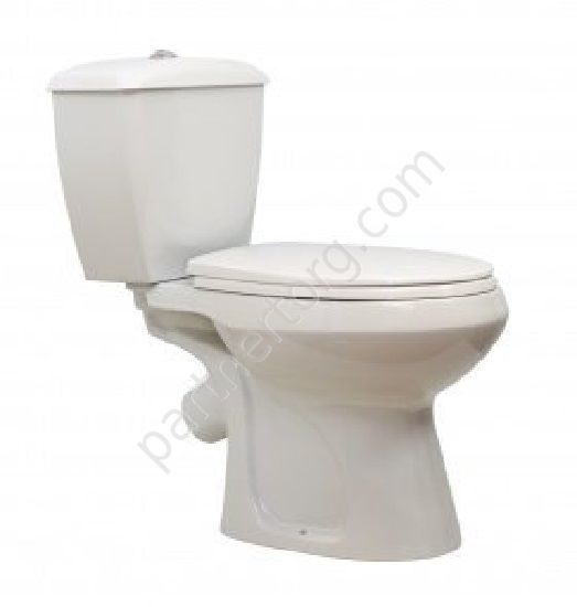 Элисса белый унитаз компакт напольный с сидением Оскольская керамика