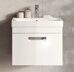 Estea 60.1Y Velvex подвесная тумба белая для ванной комнаты с раковиной como 60 Cersanit