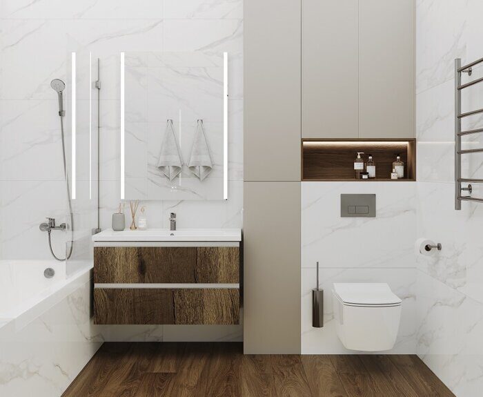 Calacatta Faro Grey белый полированный керамогранит 120х60см Ceradim